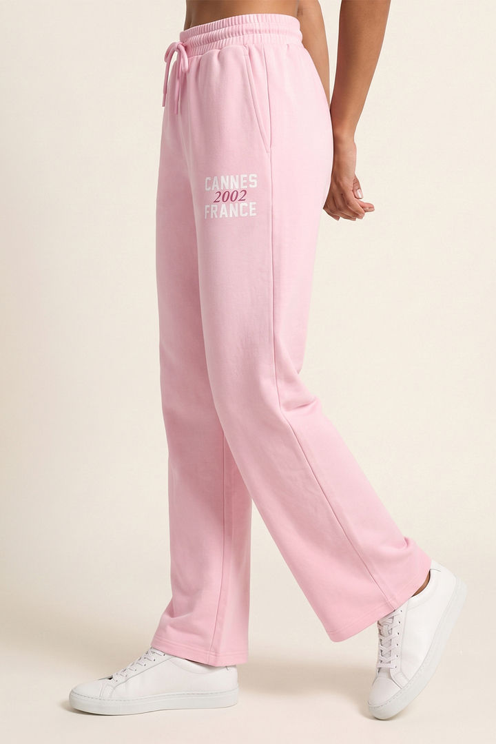 Zivame Athleisure Straight Leg Pants - Pink A Boo — image 3